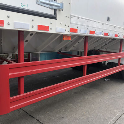 JOST Landing Gear Van Type Trailer Box Trailer 70CBM Semi Trailer pour les clients B2B
