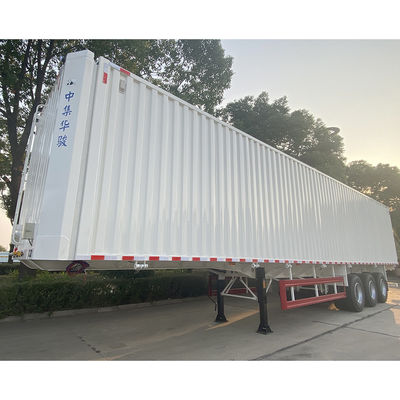 Matériau d'acier à haute traction CIMC remorque de camion pour le transport de marchandises à charge maximale 50T