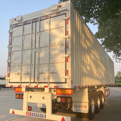 Matériau d'acier à haute traction CIMC remorque de camion pour le transport de marchandises à charge maximale 50T