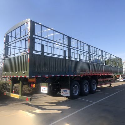 CIMC HUAJUN 3 essieux Ventes de remorques de camions de fret Poids de 7,5 tonnes 13000*2500*3650 mm