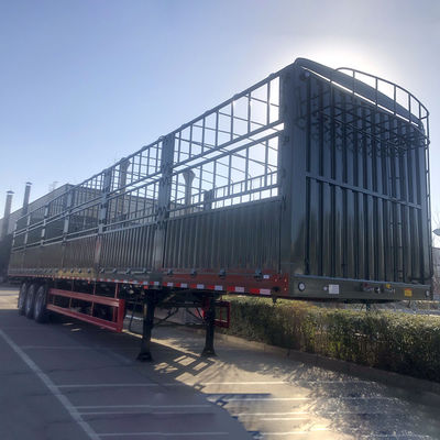 CIMC HUAJUN 3 essieux Ventes de remorques de camions de fret Poids de 7,5 tonnes 13000*2500*3650 mm