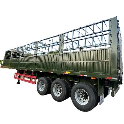 Trailers de fret à 3 axes Charge maximale 30 tonnes Transporteur de véhicules avec avantage facultatif pour les clients