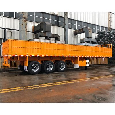 CIMC HUAJUN 3 axes clôture semi-remorque cargo avec charge utile maximale 25001-30000 kg