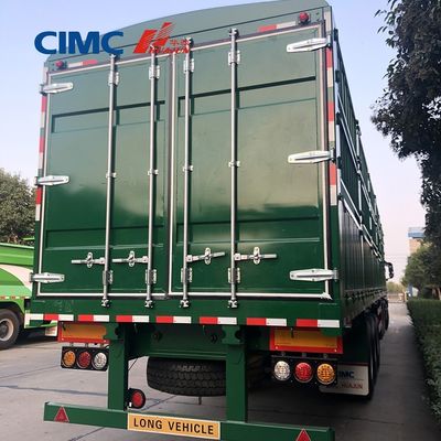 13/16 tonnes d'essieu Tri-essieux clôture d'élevage de fret semi-remorque avec pneu 11.00r20