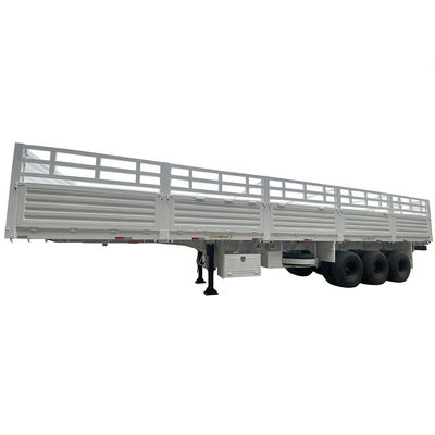 FUWA 13TON Arbre CIMC HUAJUN 3 Armes 13000*2690*1500 Semi-remorque de fret blanche