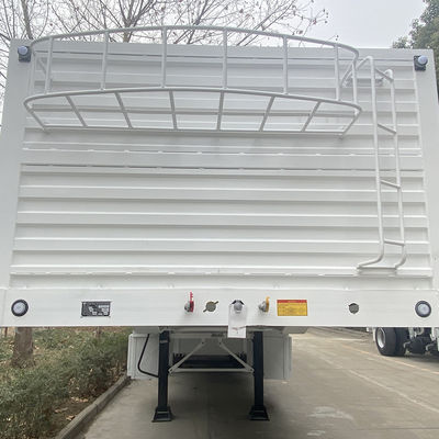 FUWA 13TON Arbre CIMC HUAJUN 3 Armes 13000*2690*1500 Semi-remorque de fret blanche