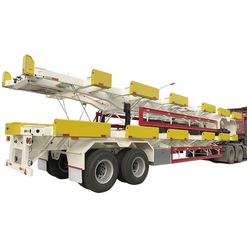 CIMC HUAJUN WABCO valeur 1540 conteneur squelettique semi-remorque pour conteneur de 20 pieds 40 pieds