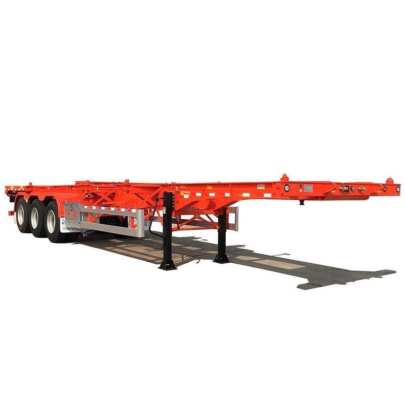 Transports 20/40 pieds Containers de 40 tonnes de charge utile maximale Container squelettique Semi-remorque