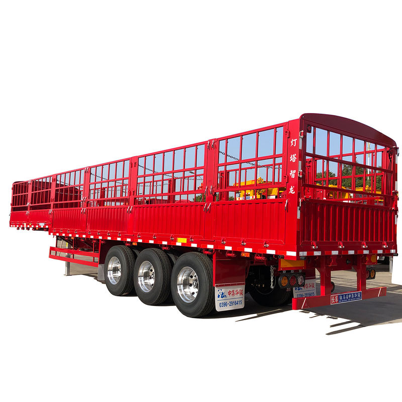 FUWA ou BPW remorque à essieu pour camions CIMC HUAJUN remorque à roues plates avec conception