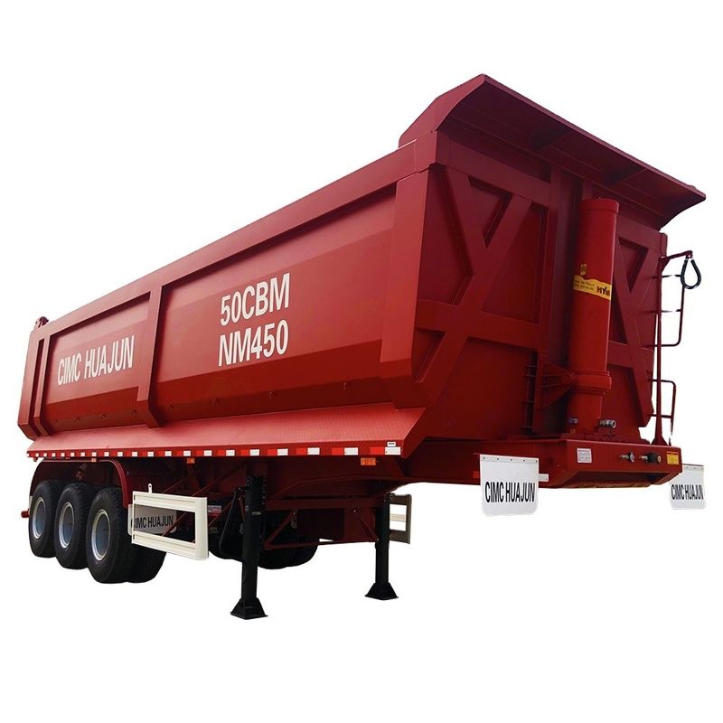 JOST Traîneau de débarquement à deux vitesses en forme de U Taper Dump Trailer Truck Shearing Bending Welding