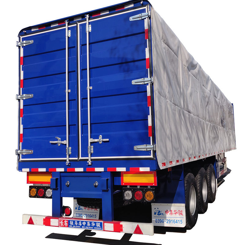 Trailer de camion 13000 * 2500 * 3320 acier q345 acier pour faisceau I CIMC HUAJUN Rideau côté semi-remorque