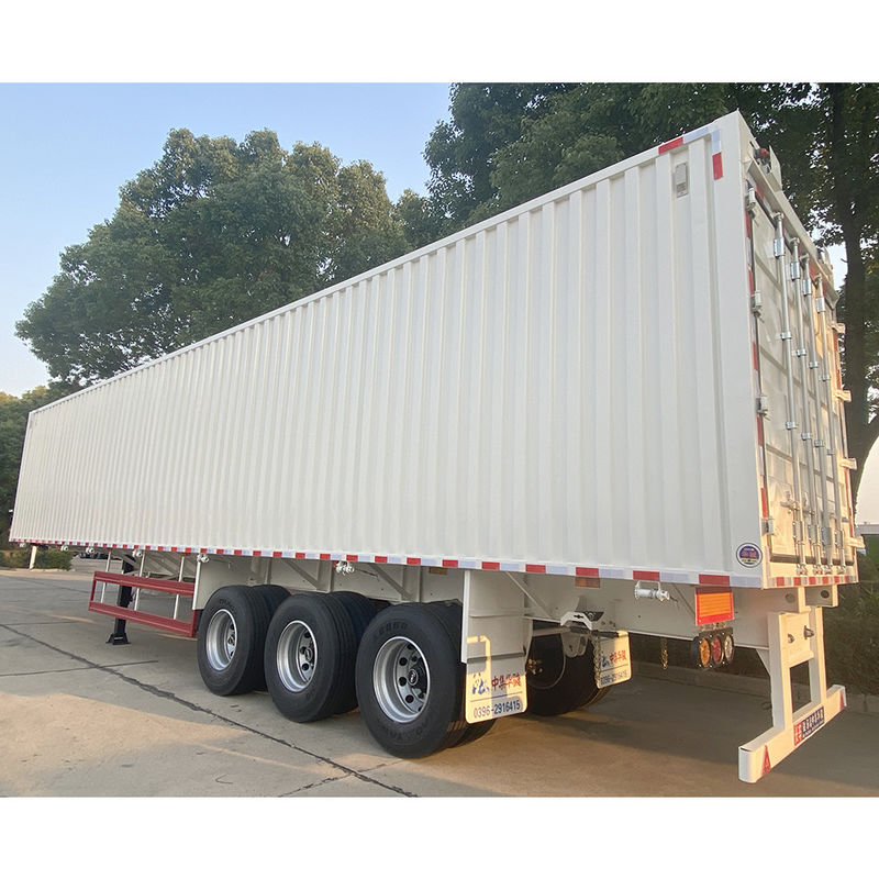 Matériau d'acier à haute traction CIMC remorque de camion pour le transport de marchandises à charge maximale 50T